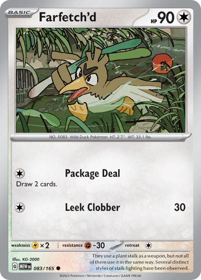 Farfetch'd 151 083/165 Common