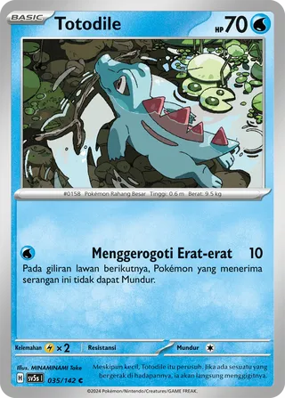 Totodile (Ace Paradox 035/142)