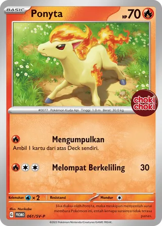 Ponyta (Scarlet & Violet Promos 061/SV-P)
