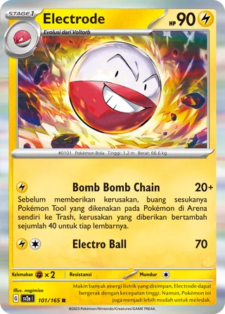 Electrode (Pokémon Card 151 101/165)