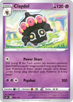Claydol (Challenge V Starter Deck 060/156)