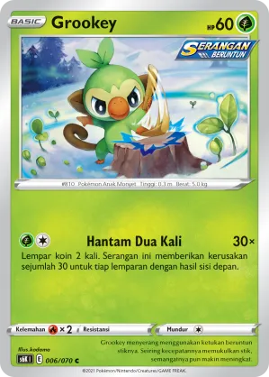 Grookey (Jet-Black Spirit 006/070)