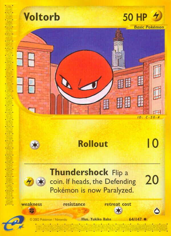 64/147 Voltorb AQ Uncommon