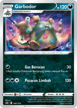 Garbodor (Strength V Starter Deck 100/159)