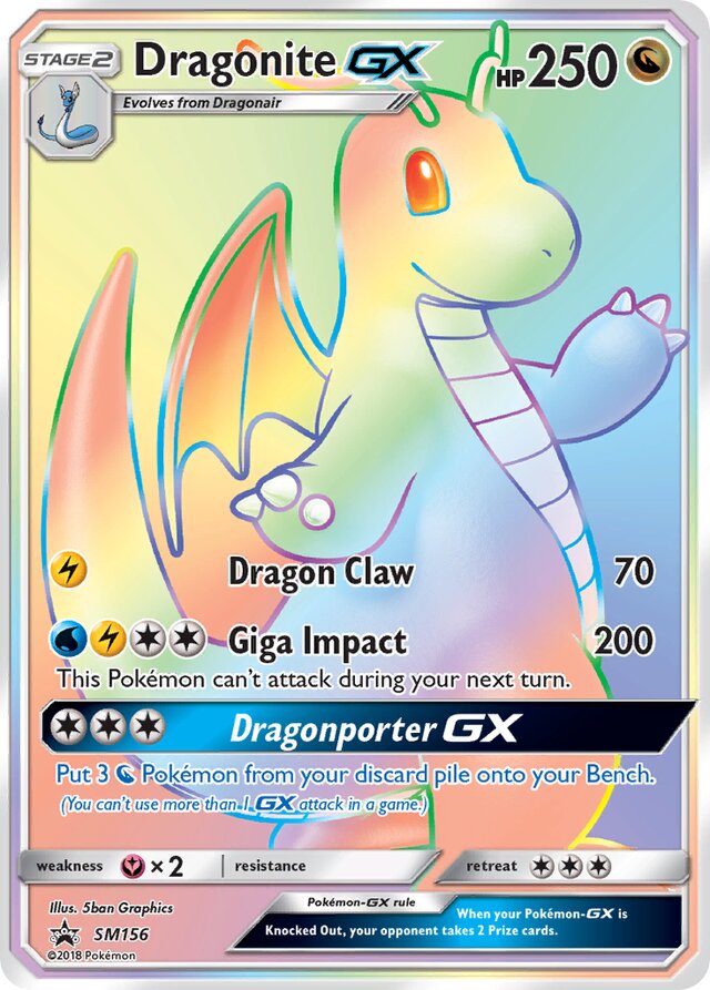 SM156 DragoniteGX SMP PROMO