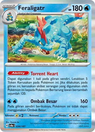 Feraligatr (Terastal Festival ex 034/187)