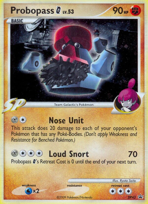 Probopass Pokémon G DP Black Star Promos DP43 PROMO