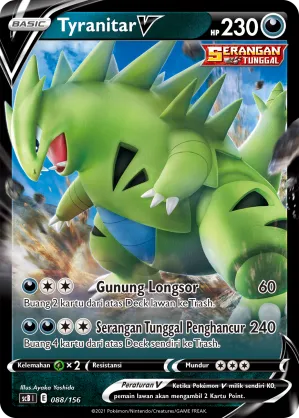 Tyranitar V (Challenge V Starter Deck 088/156)
