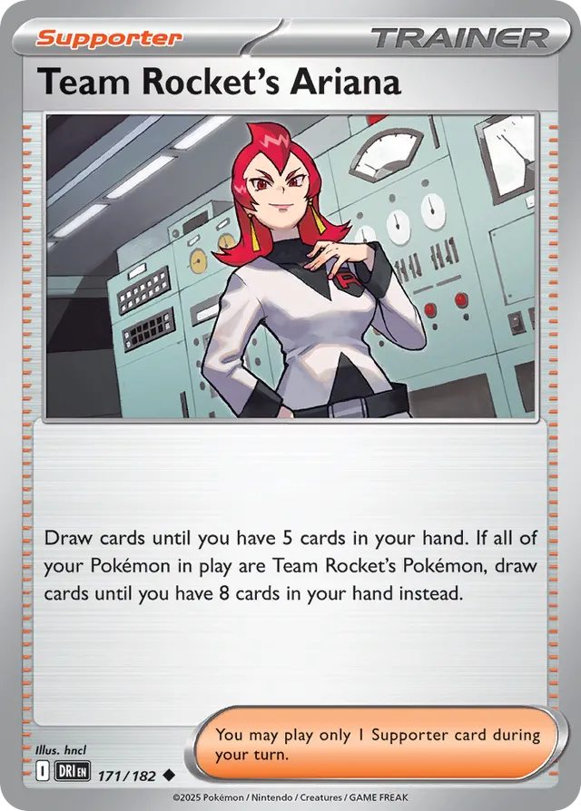 Team Rocket's Ariana Destined Rivals 171/182 Uncommon
