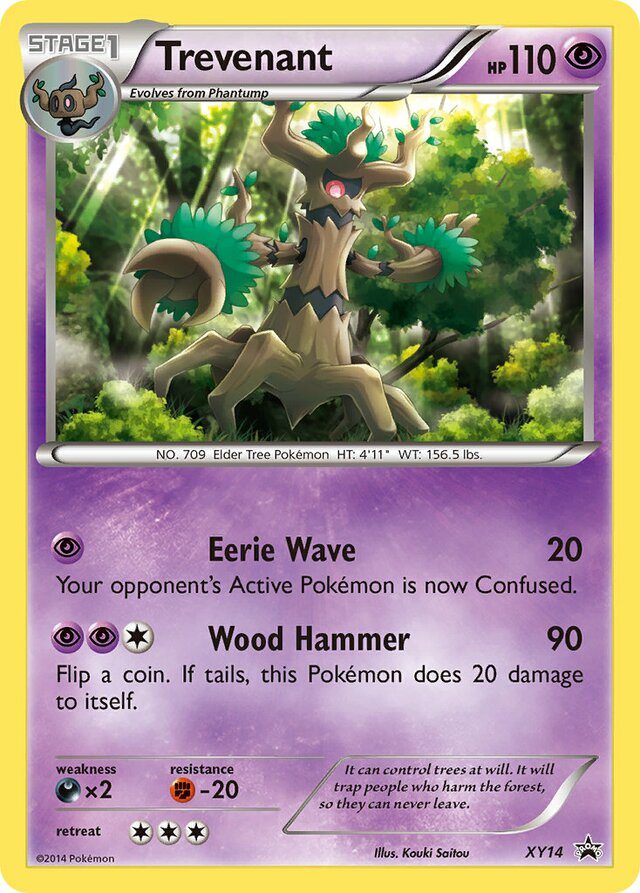 Trevenant XY Black Star Promos XY14 PROMO