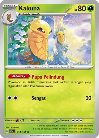 Kakuna (Pokémon Card 151 014/165)