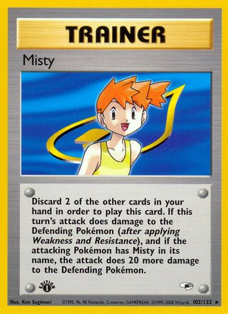 Misty (Gym Heroes 102/132)
