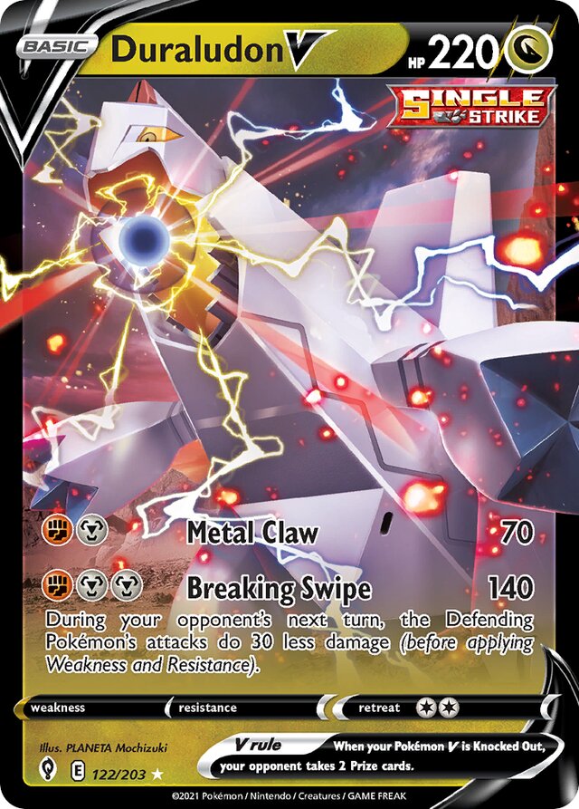 122/203 DuraludonV EVS Ultra-Rare Rare