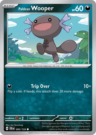Paldean Wooper (Journey Together 093/159)