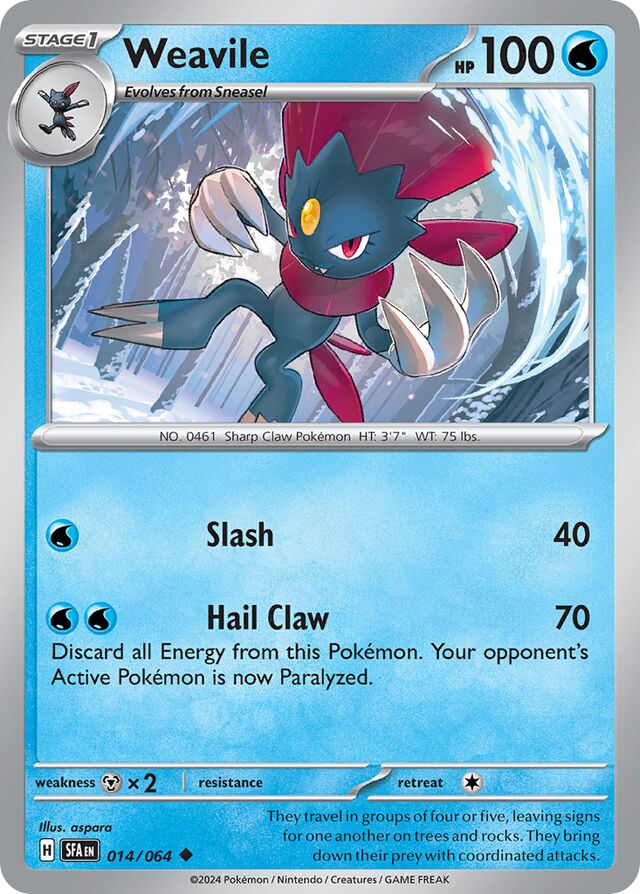 014/064 Weavile SFA Uncommon