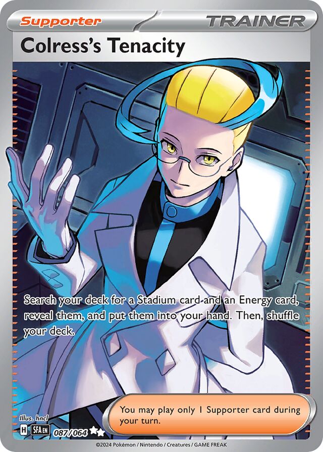 Colress's Tenacity Shrouded Fable 087/064 Ultra Rare