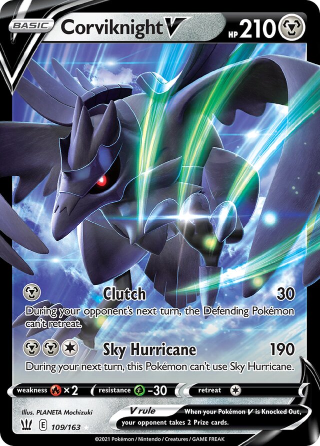 109/163 CorviknightV BST Ultra-Rare Rare