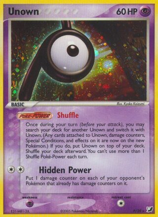 Unown (EX Unseen Forces P/28)