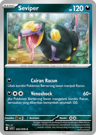 Seviper (Scarlet ex 053/078)