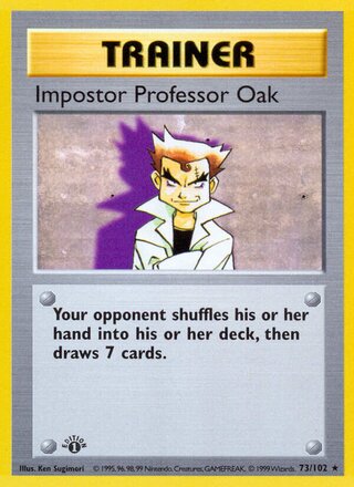 Impostor Professor Oak (Base Set 73/102)