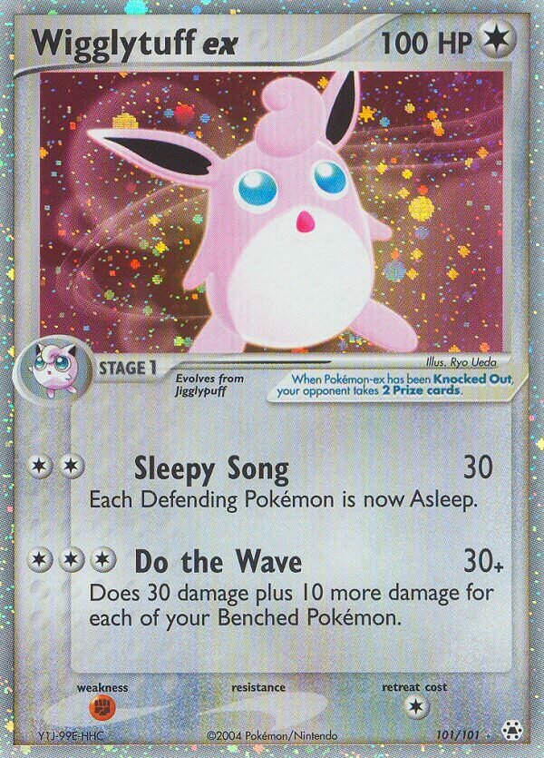 101/101 Wigglytuff ex HL Rare Holo ex