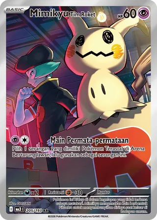 Team Rocket's Mimikyu (MEGA Dream ex 205/193)