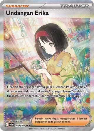 Erika's Invitation (Pokémon Card 151 206/165)