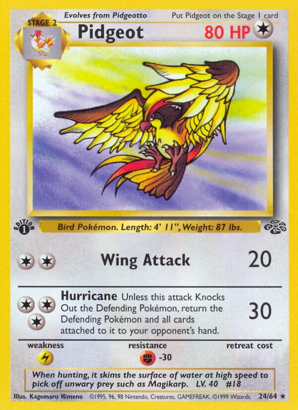 Pidgeot Jungle 24/64 Rare