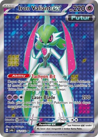 Iron Valiant ex (Paradox Encounters 162/132)