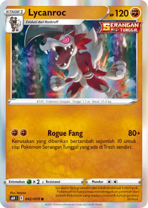 Lycanroc (Silver Lance 042/070)