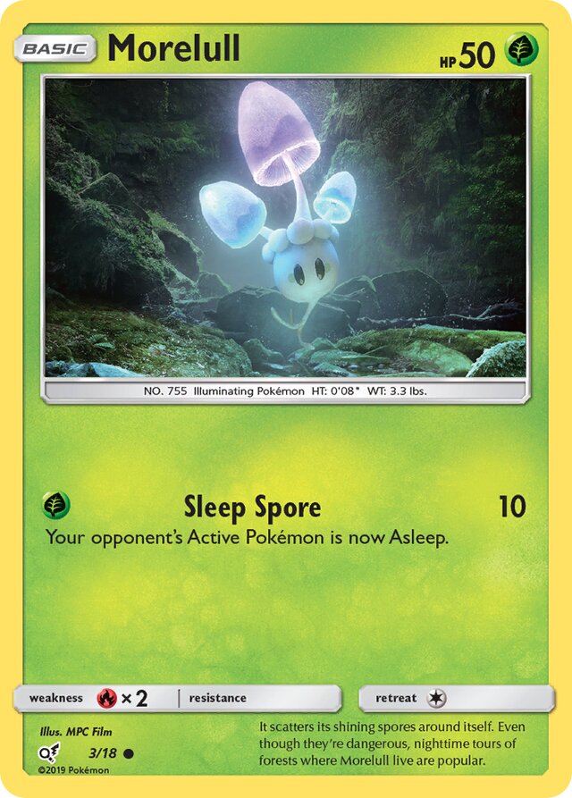 Morelull Detective Pikachu 3/18 Common Holo