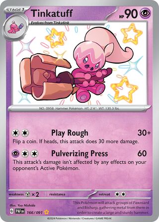 Tinkatuff (Paldean Fates 166/091)