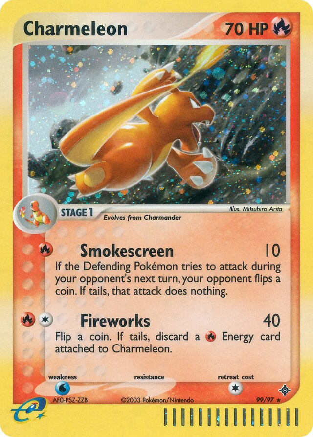 99/97 Charmeleon DR Rare Secret