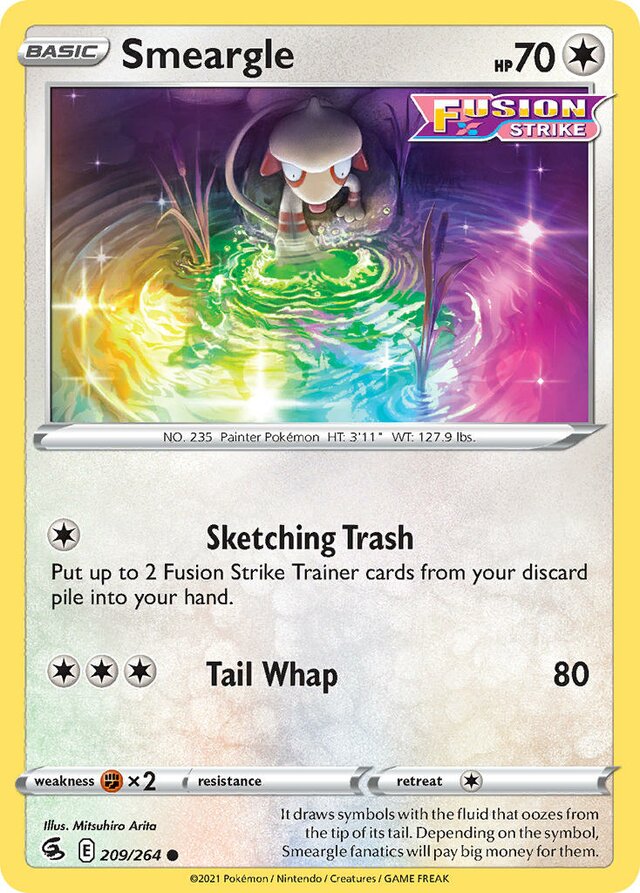 209/264 Smeargle FST Common