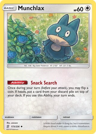 Munchlax (Unified Minds 173/236)