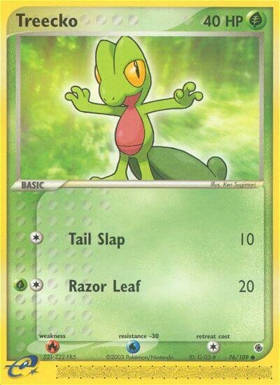76/109 Treecko RS Common