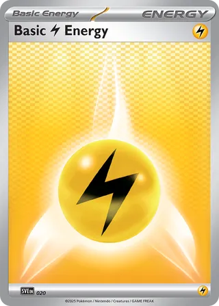 Basic Lightning Energy (Scarlet & Violet Energies 020)
