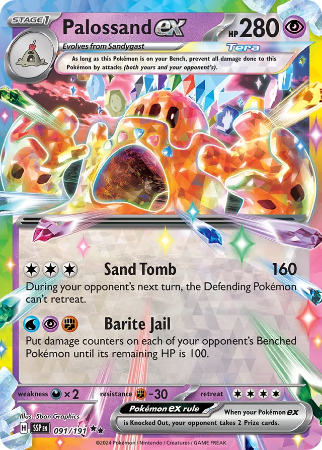 Palossandex Surging Sparks 091/191 Double Rare