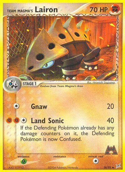 36/95 Team Magma's Lairon MA Uncommon