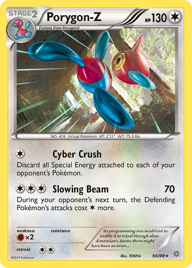 Porygon-Z now learns Techno Blast and changes type to Normal/[held Drive],  with there now being one for each type (including Normal). Genesect does  not change type but receives all other applicable benefits.