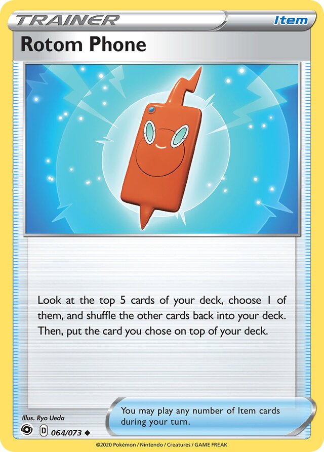 Rotom Phone Champion's Path 064/073 Uncommon