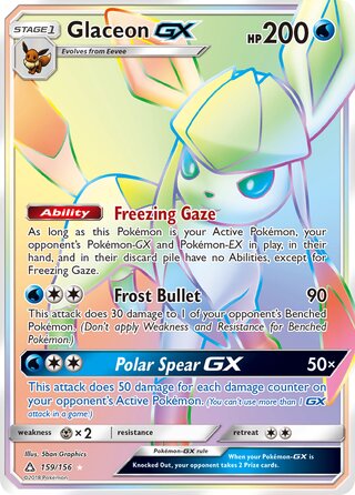 Glaceon-GX (Ultra Prism 159/156)