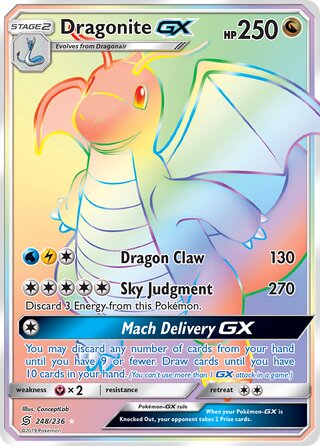 Dragonite-GX (Unified Minds 248/236)
