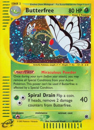 Butterfree (Expedition Base Set 5/165)