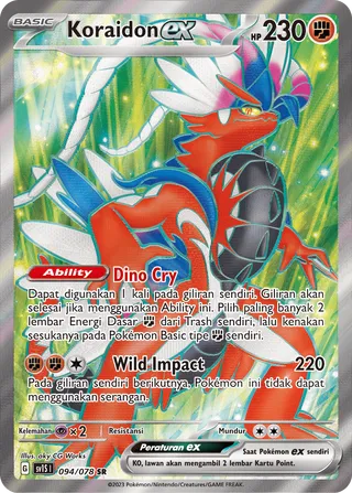 Koraidon ex (Scarlet ex 094/078)