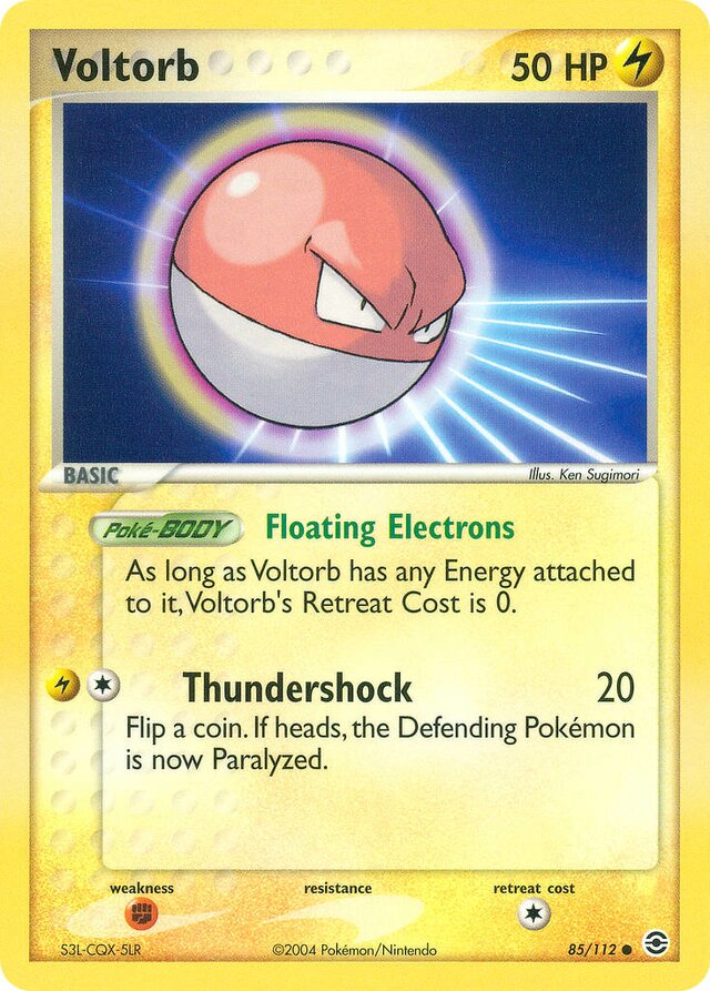 85/112 Voltorb RG Common