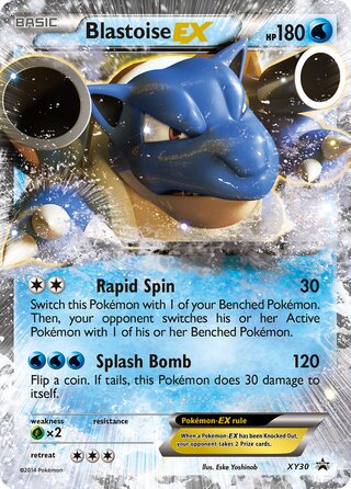 Blastoise-EX (XY Black Star Promos XY30)