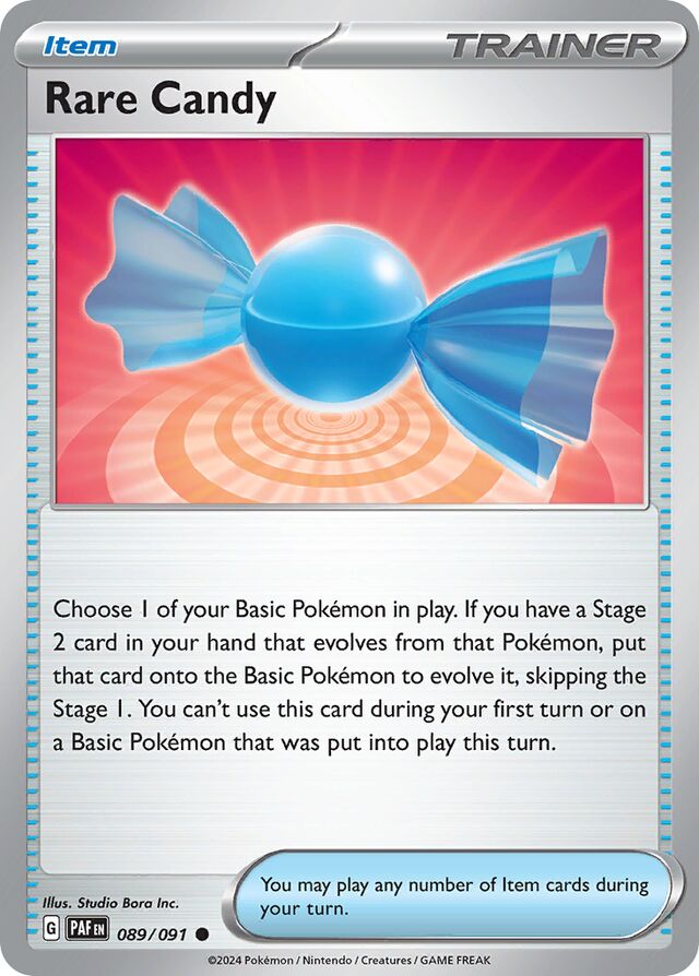 Rare Candy Paldean Fates 089/091 Common
