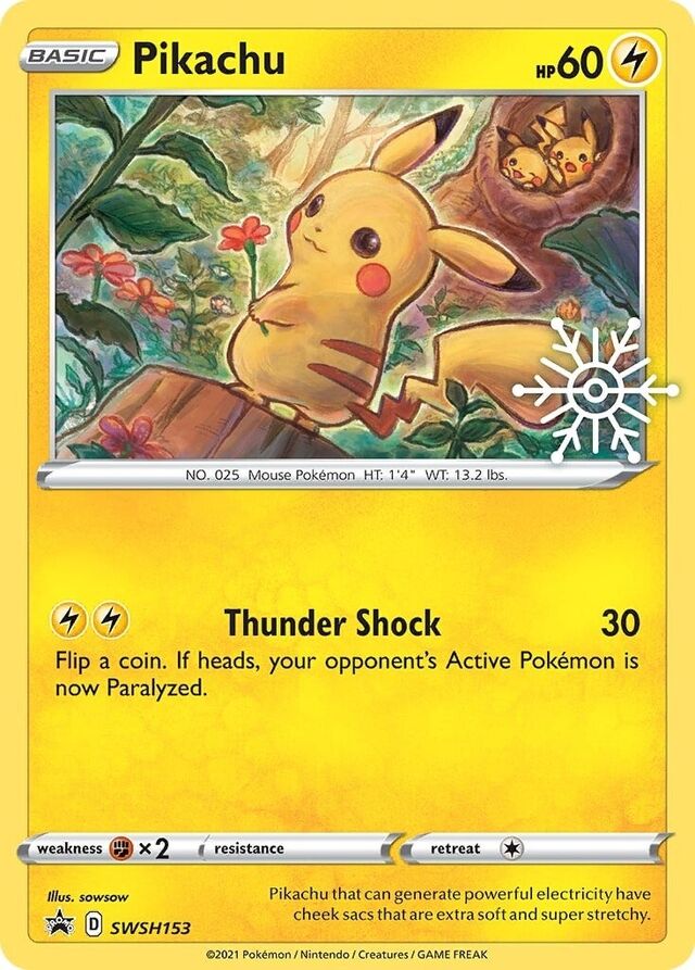 SWSH153 Pikachu SSP PROMO