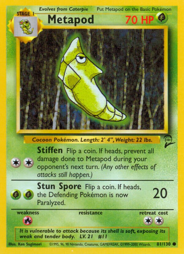 Metapod Base 2 81/130 Common